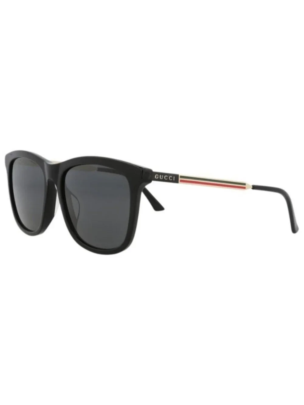 New Gucci Mens Square/Rectangle Black Gold Grey Fashion Designer Sunglasses